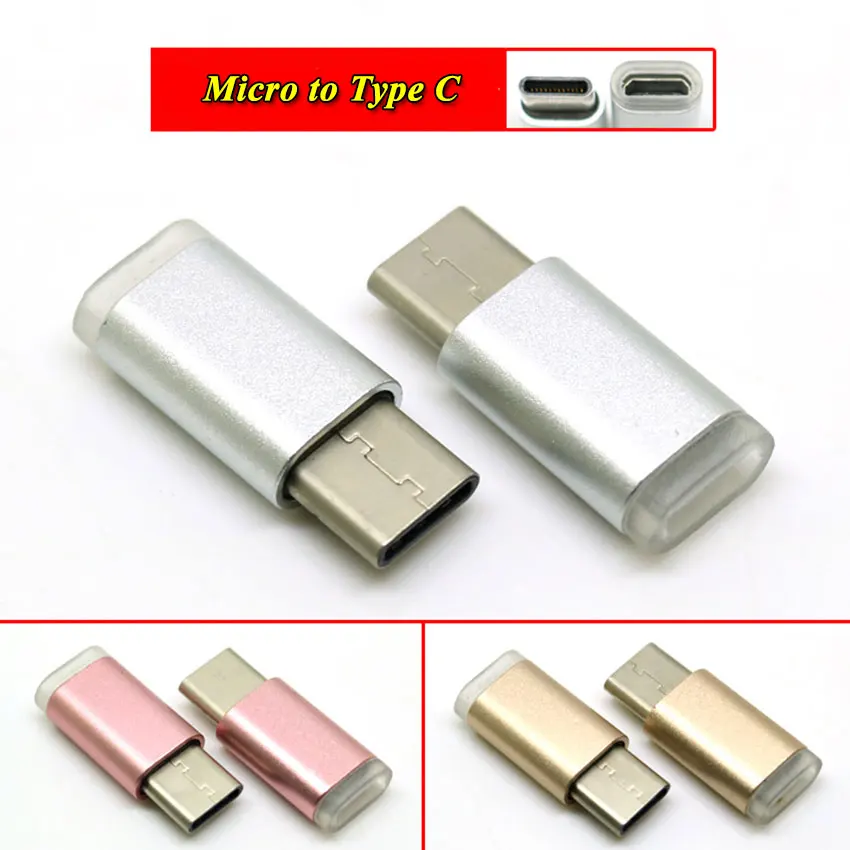 ChengHaoRan 3 шт. для lightning type-C адаптер для Micro USB/USB 3,0 type C для iPhone 8 7 6/Android кабель для передачи данных конвертер адаптер - Цвет: Micro to Type C