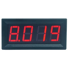 OOTDTY 0-9.999A(10A) 4-знака после запятой бит Амперметр измерительный прибор с панелью 0,56 дюймов красный светодиодный