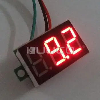 

Digital Meter/Voltmeter DC 0~100V Voltage Meter Green Led display Volt Meter DC 12V 24V Panel Meter/Monitor/Tester