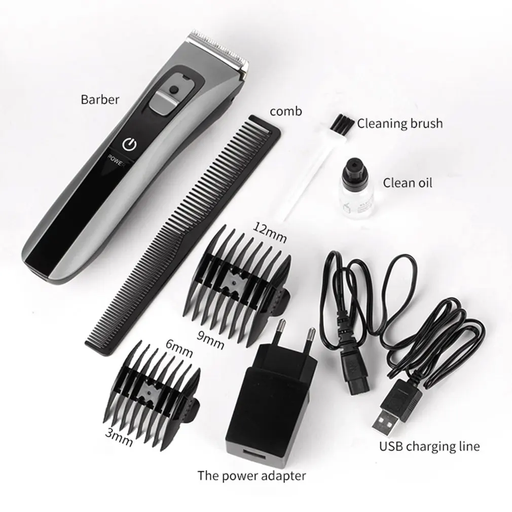 Бытовой водостойкий перезаряжаемый Керамический Резак для волос Машинка для стрижки волос электрическая машинка для стрижки комплект