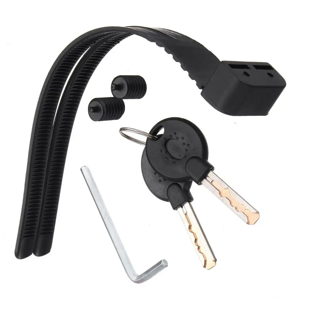 

Universal Bike Bicycle Motorcycle Security Folding Lock Anti-Theft Combination Riding Tools Motorcycle Lock Rack With 2 Key