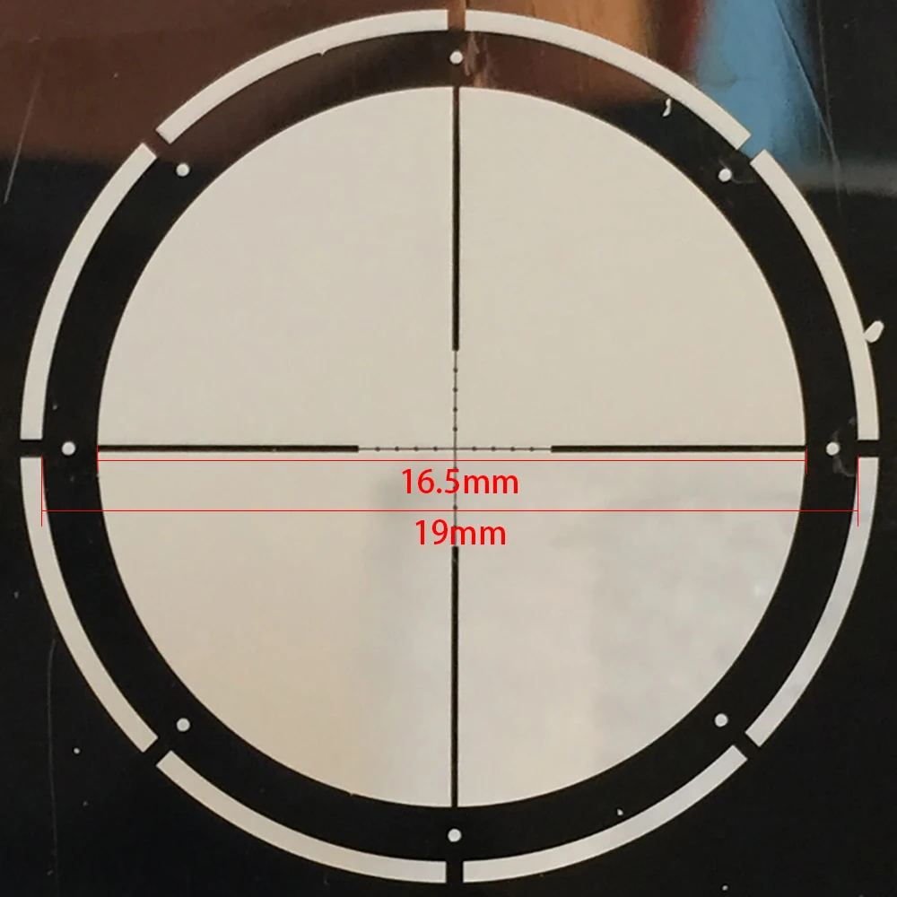 Ohhunt 16 шт. оптический прицел дуплексный дальномер Mil точка проволока сетка для охоты Riflescope ремонтируемые аксессуары