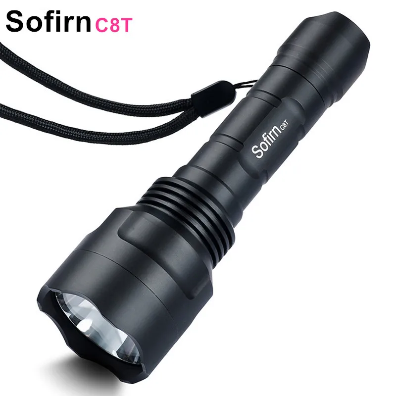 Sofirn C8T мощный светодиодный светильник-вспышка 18650 Cree XP-L HI 1310LM фонарь светильник портативный тактический светильник-вспышка наружная лампа