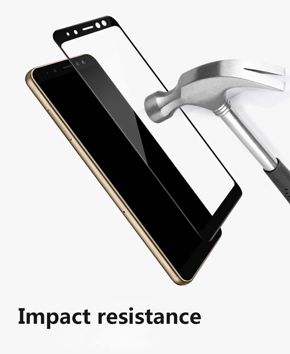 CAPAME For Samsung A7 2018 Protective Glass Screen Protector For Samsung Galaxy A5 2017 A3 2016 A7 A6 A8 A9S 2018 Tempered Glass (2)