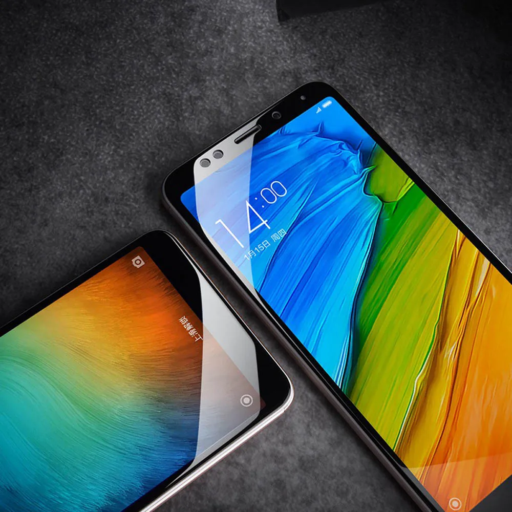 TOMKAS 5D Glass For Xiaomi Redmi Note 5 4X Glass Tempered Redmi 5 Plus 6 Pro Protective Glass For Xiaomi Mi A1 6 6X 8 SE Film