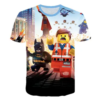 3D Print Men Women Anime Youth Streetwear T shirt Harajuku KIDS Toy Brick Baby Tshirt Boy Short Sleeve Skateboard T-shirt 1