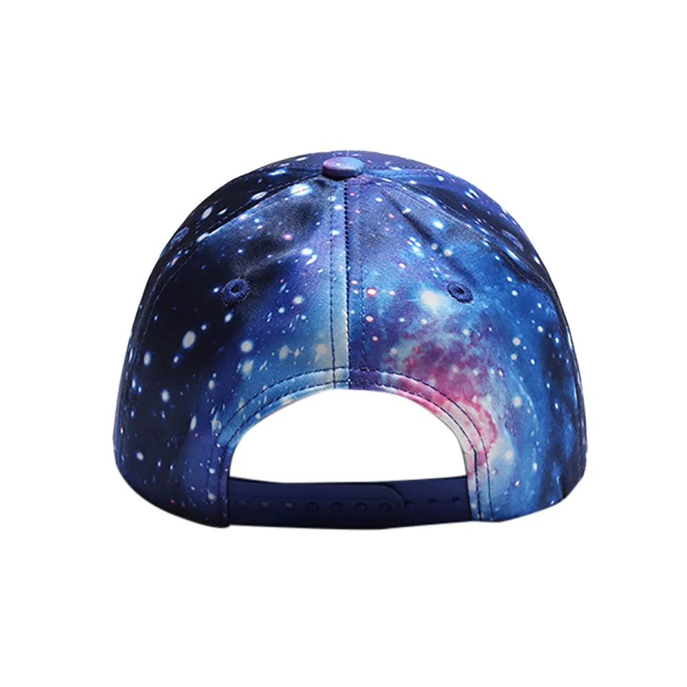 Взрослые дети мода простой хип-хоп Snapback шляпа регулируемые путешествия школа Цветной звездное небо Кепки Прямая доставка