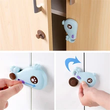 3 шт. детская Блокировка для безопасности замок для шкафа дверные ящики, Холодильник туалет удлиненный безопасный пластиковый замок для защиты детей