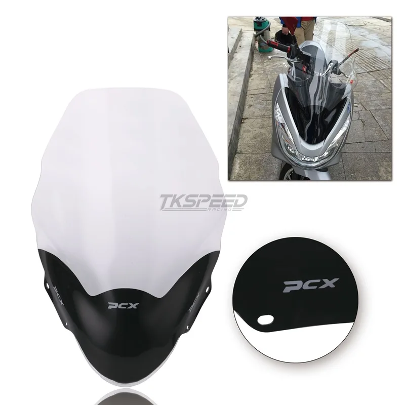 Лобовое стекло мотоцикла ABS ветровые дефлекторы ветрового стекла для Honda PCX125 150 2013