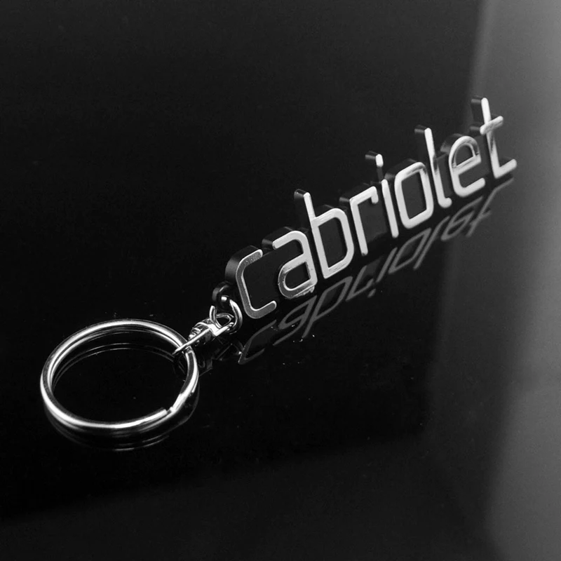 

Cabriolet Mark Key Chain Alloy Key Ring for Ferrari Luxury Car Key Decoration Personalized Private Custom Brelok