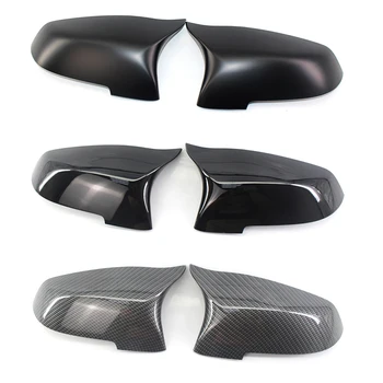 

1 Pair Car Mirror Covers Left Right Side Rearview Mirror Cover Cap For BMW 5 6 7 Series F10 F18 F11 F06 F07 F12 F13 F01