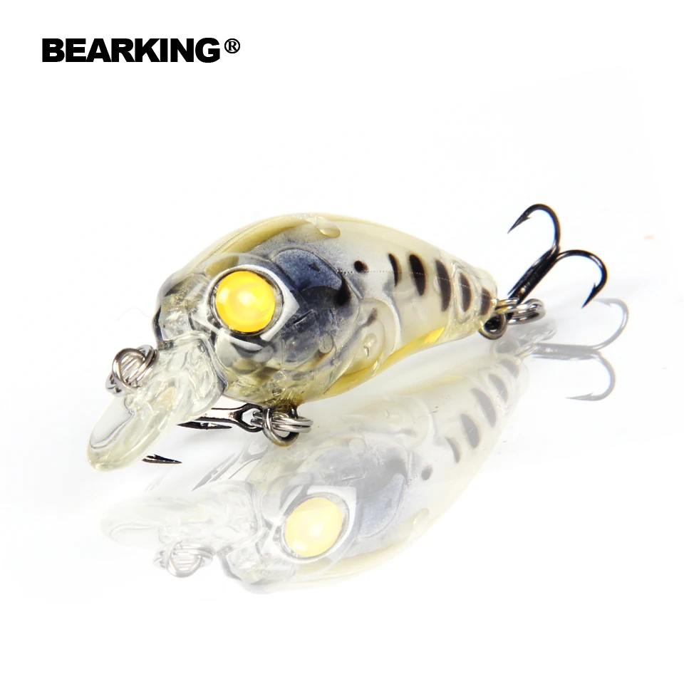 

Retail 2015 Hot model: A+ fishing lures, 8colors for choose mini crank 35mm 3.5g bearking suspending dive 1m minnow hard bait