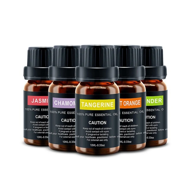 

12Pcs/set Massage Essential Oil Set Pure Natural Aromatherapy Oils Kit 10ml Organic Body Massage Fragrance Oil