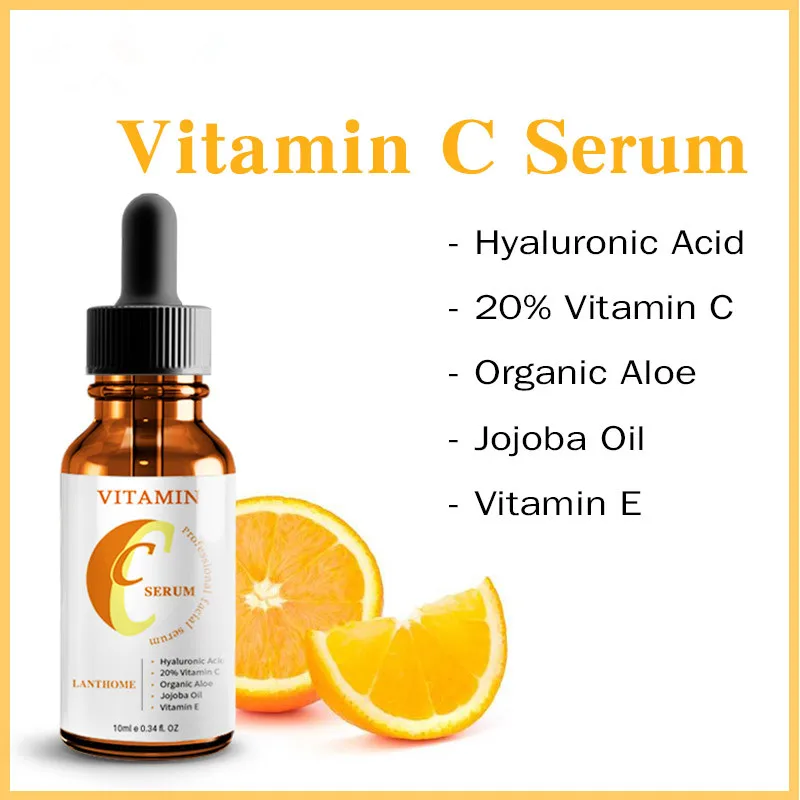

Vitamin C Stock Solution VC Hyaluronic Acid Facial Anti-Aging Acne Moisturizing Hydrating Essence Brightens Skin TSLM1