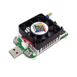 Электронный нагрузочный резистор Usb интерфейс разрядки батареи тест светодиодный дисплей вентилятор регулируемый ток напряжение 25 Вт/35 Вт