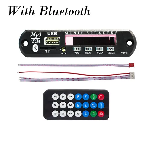 Автомобильный аудио USB TF SD FM радио модуль беспроводной Bluetooth 5 в 12 В MP3 WMA декодер доска MP3-плеер с пультом дистанционного управления для автомобиля - Цвет: M515