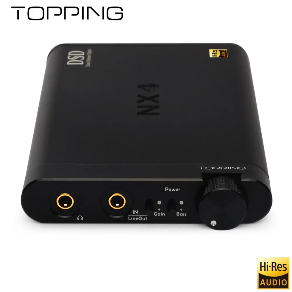Топпинг NX4 DSD fever HiFi портативный декодирующий усилитель XMOS, ES9038Q2M, OPA2140 USB DAC декодер, DSD512(родное) аппаратное решение