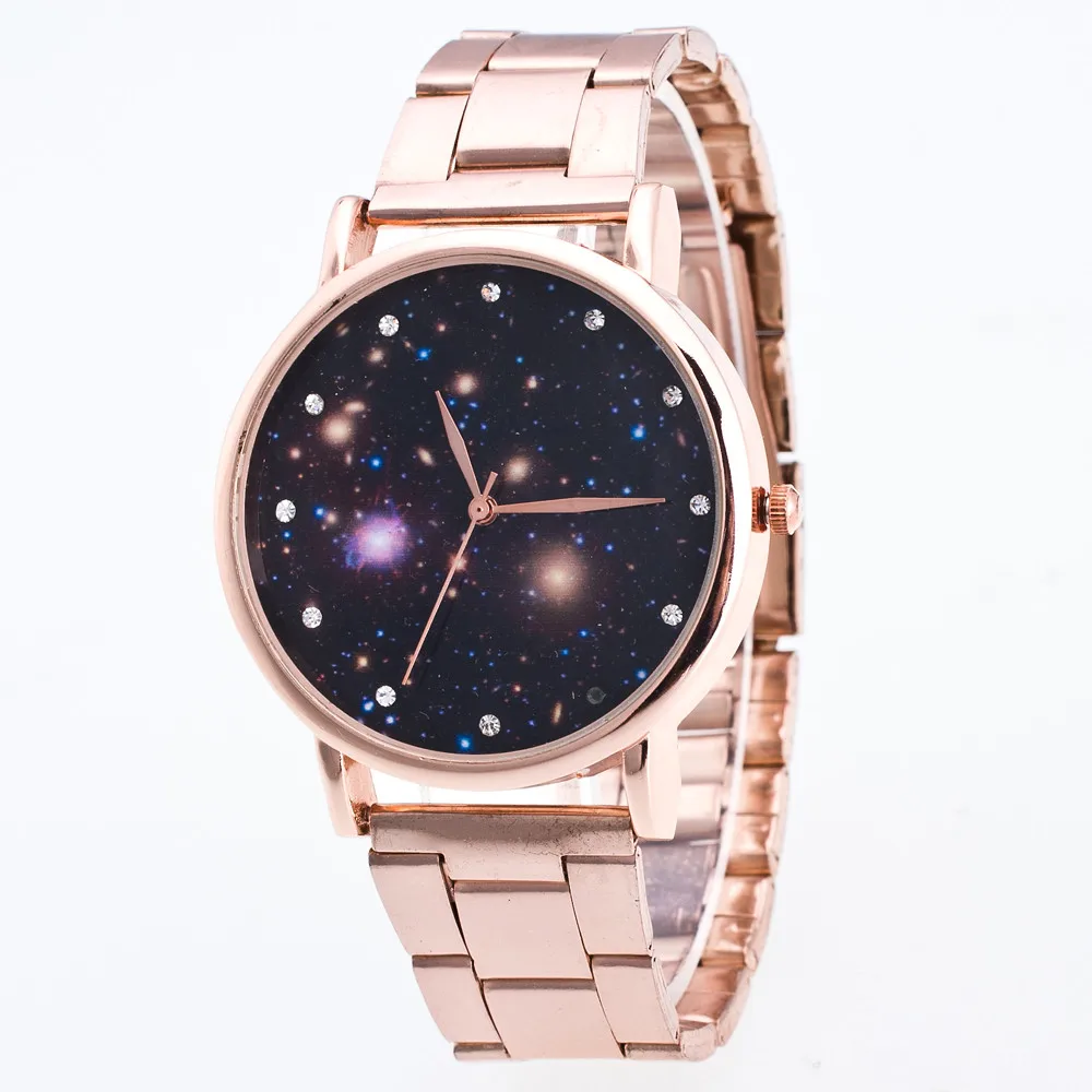 Полностью стальные часы Hello Kitty Женские кварцевые наручные часы с мультяшным рисунком милые часы детские 3D Хрустальные модные Relojes рождественские подарки - Цвет: B
