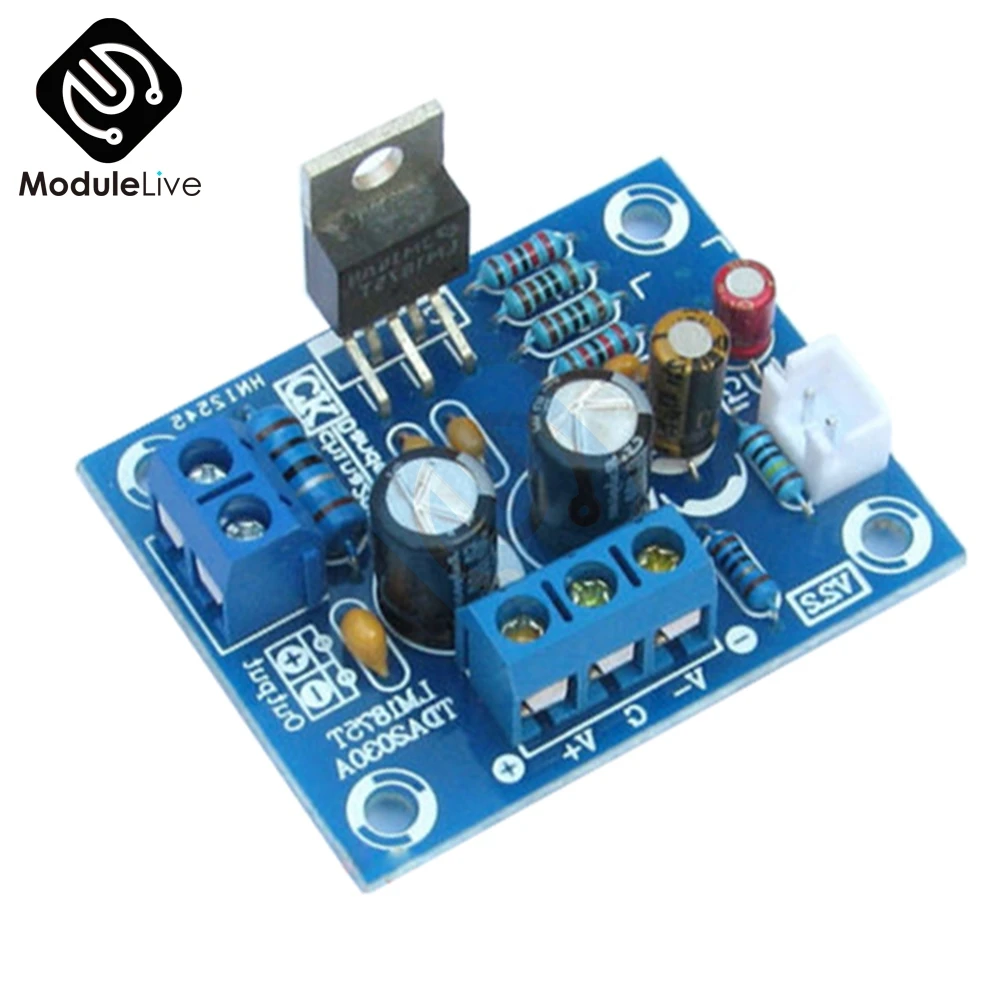 

20W HIFI Mono Channel 1CH LM1875T Stereo Audio Amplifier Board Module DIY Kit