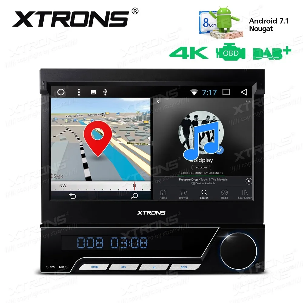 Best 7" Android 7.1 Nougat OS One Din Car Navigation GPS 1 Din Car Radio Single Din Car DVD Multimedia with 2GB RAM 32GB ROM 0