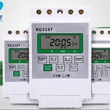 ZWET KG316T EVSE управление временем зарядки контроллер переменного тока 220 В 50 Гц/60 Гц 25ADin Rail Цифровой таймер переключатель