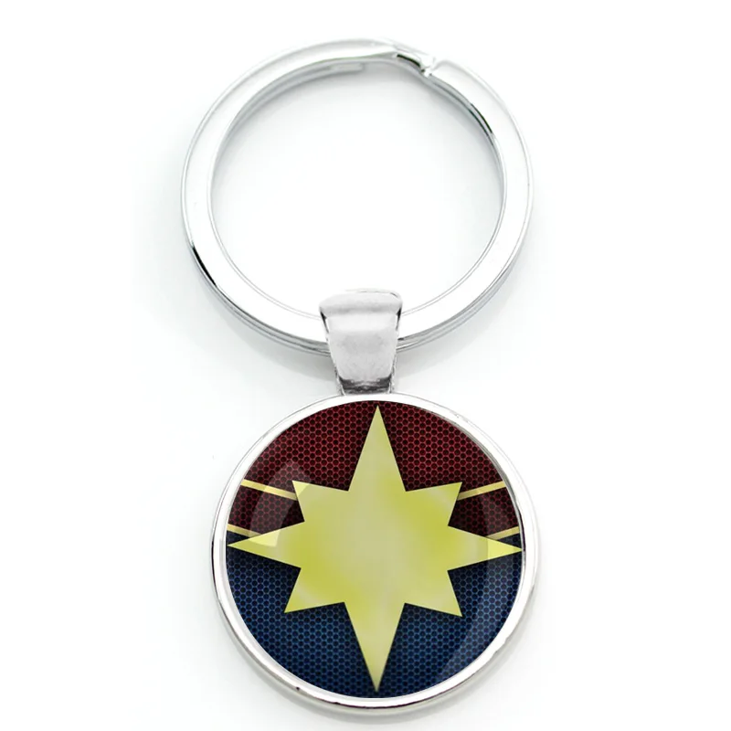 Marvel Super Heroes Key Chain Avengers Key Ring Captain America Pendant ...