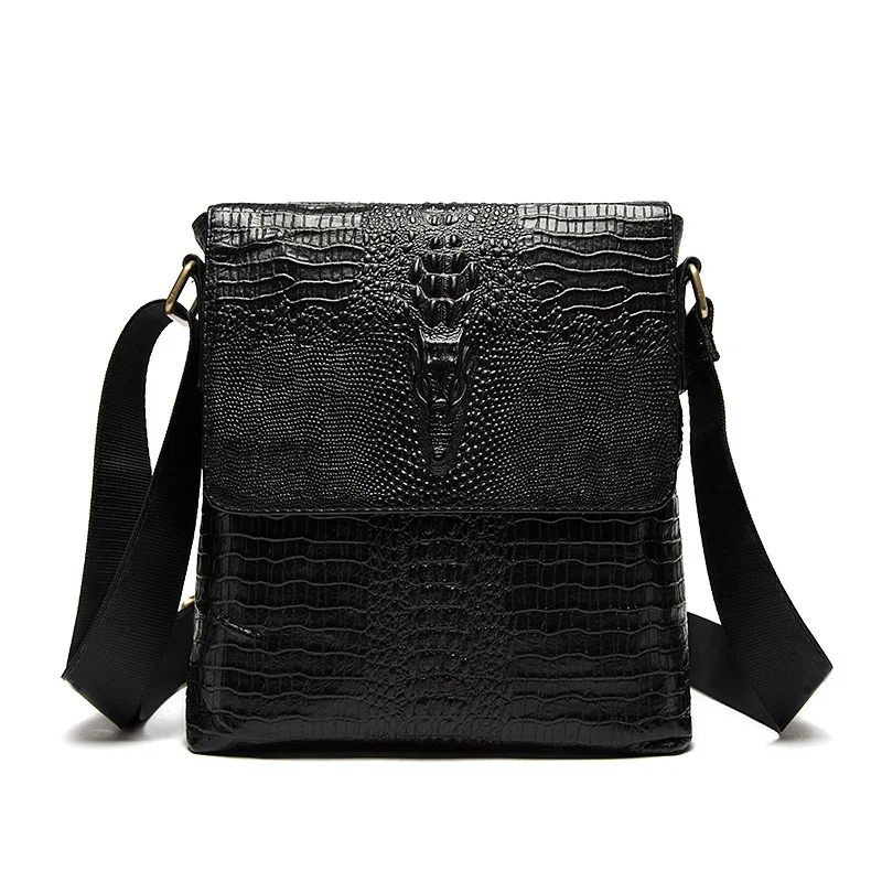 

Crocodile Men Briefcase Genuine Leather Business Bag real cow Leather Laptop Shoulder Bag Men's Messenger crossbody Travel Bags
