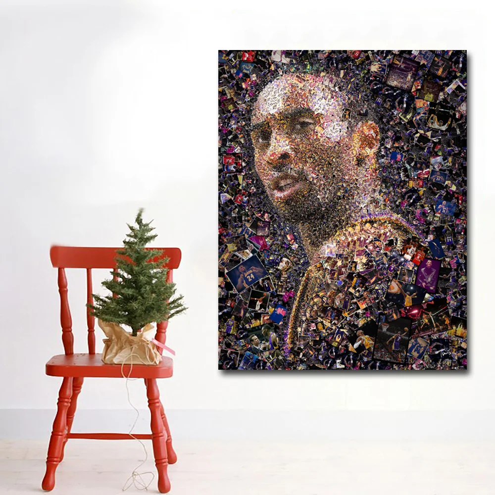 

Hd Abstract Art Basketball Superstar Kobe Picture Wall Art Portrait Canvas Painting Print Poster For Living Room Home Decor