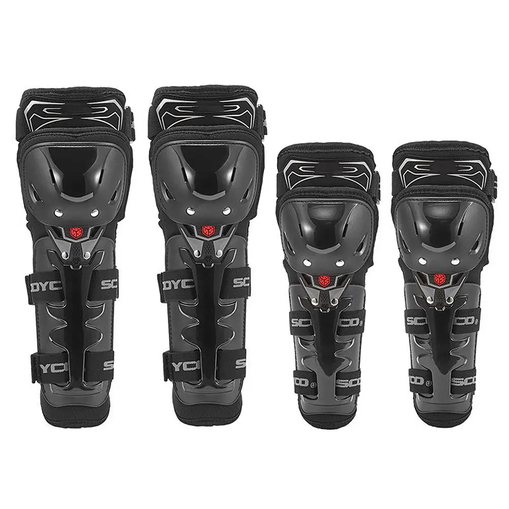 4pcs Motorcycle Protective Gear Motocross Knee Protector Brace Protection Elbow Pad Kneepad Motorcycle Sports Cycling Guard