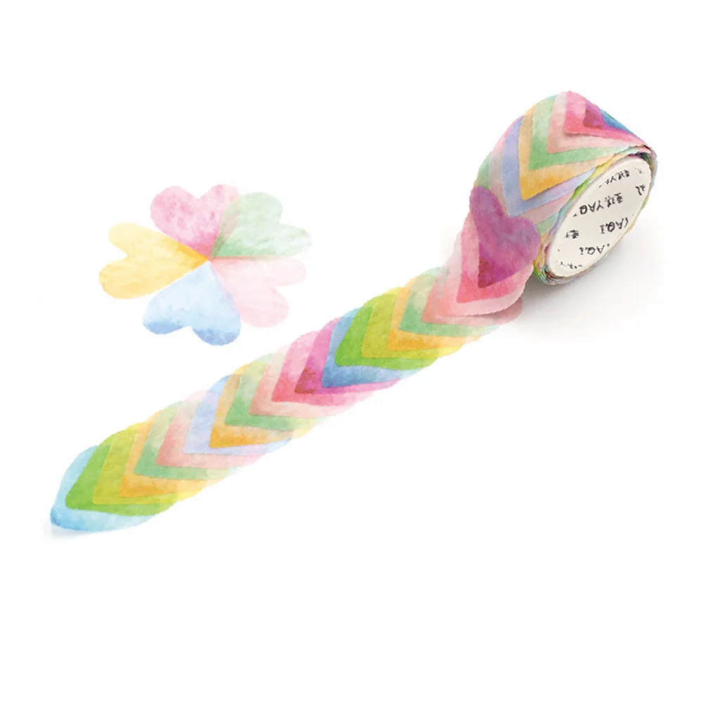 

200PCS/Roll Decal Adorable Sticker Scrapbook Flower Petals Tape DIY Universal