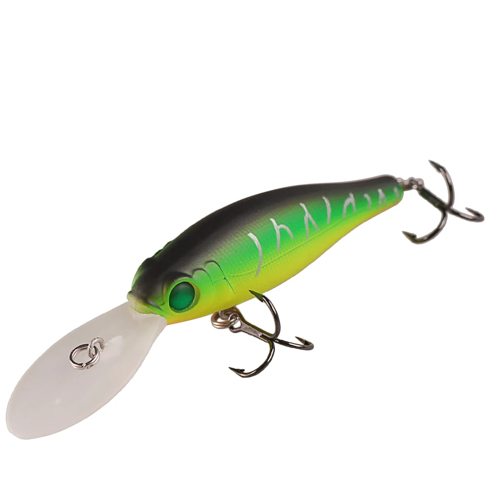 Умная жесткая Приманка Minnow 6 см 9 г плавающая 3 0 м с VMC крючком Isca искусственная Para