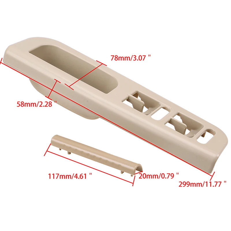 POSSBAY автомобильный оконный переключатель Управление Панель отделка накладка на внутреннюю дверную ручку для VW Bora седан/вариант 1999-2005 чехол для автомобиля