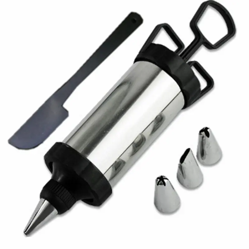  Cake Baking Nozzle Sets Frozen Icing Piping Cream Syringe Tips Spatulas Scraper Decorative Tools