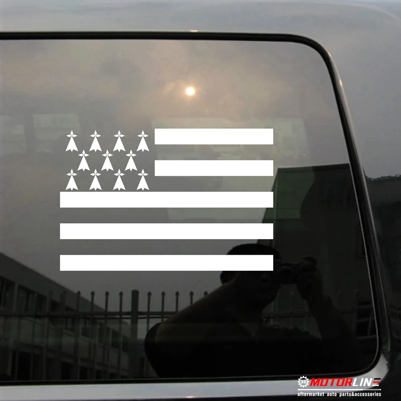 

Flag of Brittany Decal Sticker Bretagne France Car Vinyl pick size color