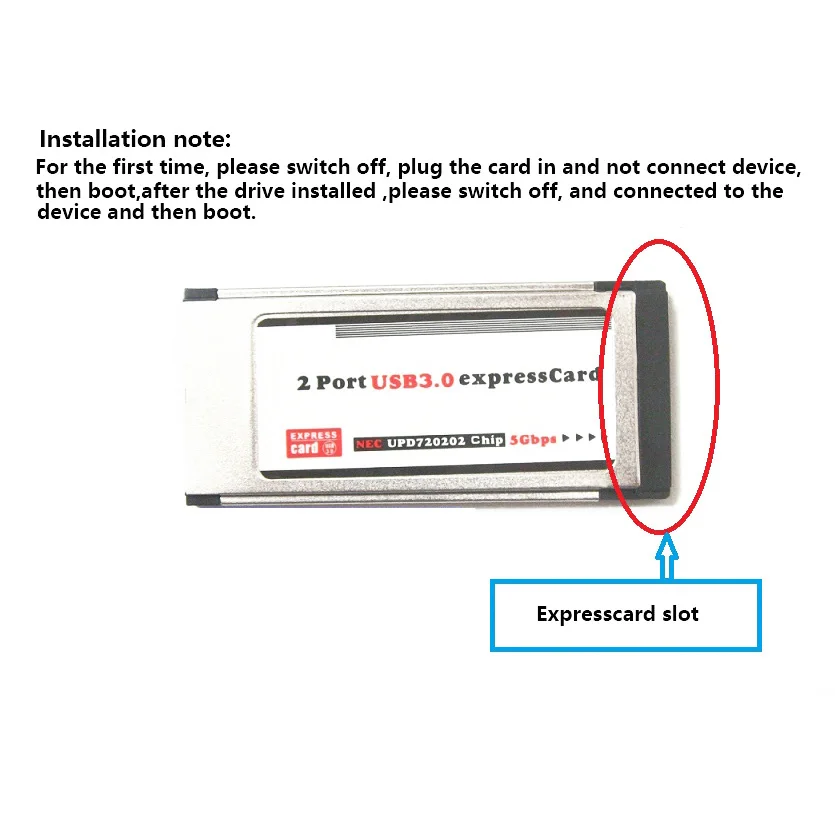 Высокое-Скорость 2 Порты и разъёмы Скрытая внутри USB 3,0 Usb3.0 к Expresscard Express Card 34 мм адаптер конвертер для Тетрадь ноутбук