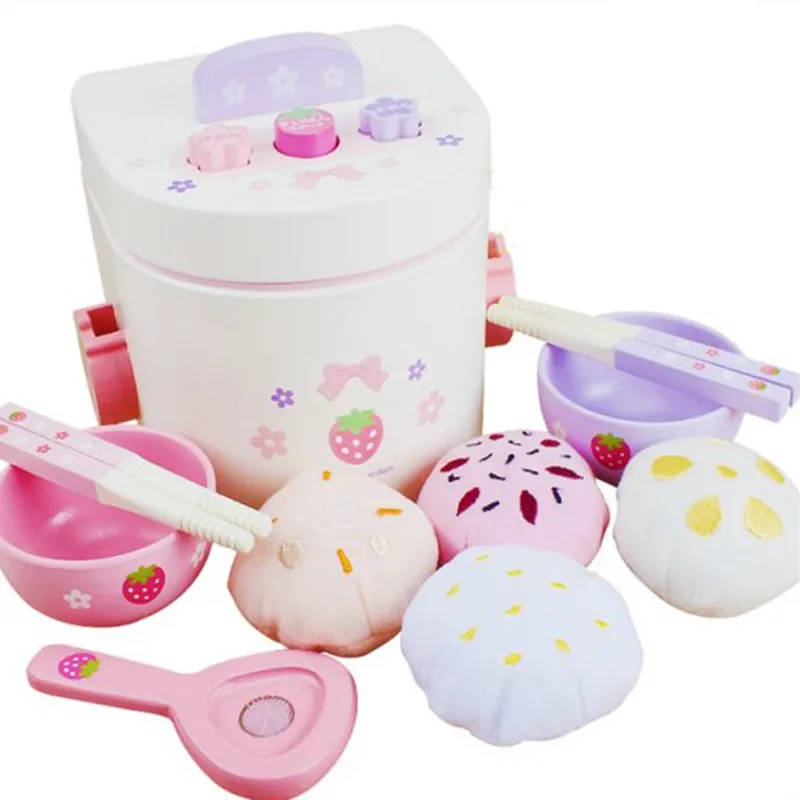 

New Baby Toys Wooden Furniture Toys Simulaiton Cookers Children Pretend Play Wooden Toys Christmas gift