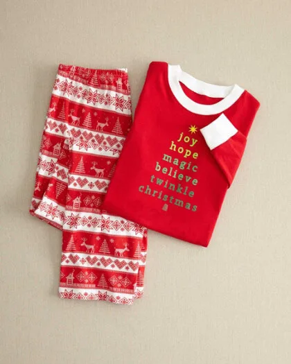 Семейные рождественские пижамы для мамы, папы и ребенка одежда Семейные комплекты одежды из хлопка с длинными рукавами Семейный комплект Рождество детский наряд
