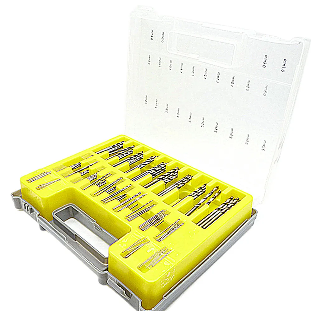 150PC Power Rotary Micro Twist Precision Drill Bit Set Mini Small Tool Accessory