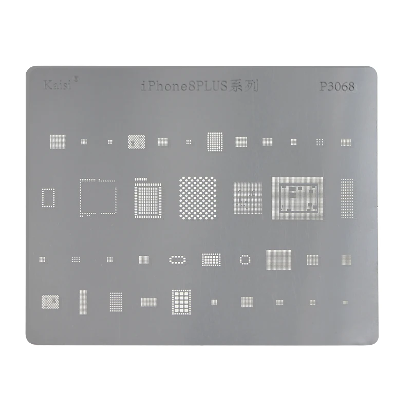 

Phone Motherboard IC Chip Ball Soldering Net For iPhone X For Appe iPhone 8 8plus Logic Board Repair Tool Stainless Steel Plate