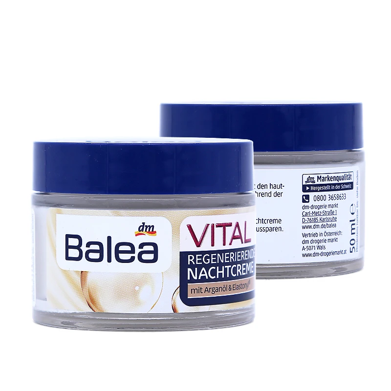 Balea Vital Baobab восстанавливающий ночной крем 50 г для женщин и зрелых кожи 40+ лет против морщин упругость кожи