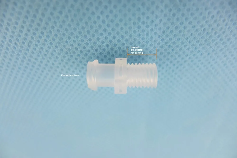 

10pk Luer to Thread Adapter with Male thread UNF 1/4"-28