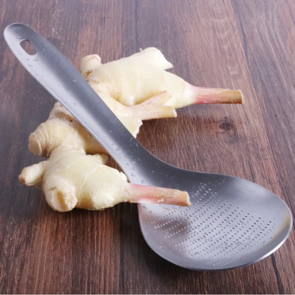 

1 PC Spoon Shape Garlic Ginger Stainless Steel Multi-Functional GarlicGrater Crusher Grinding Mill Mud Tool Kitchen Gadgets