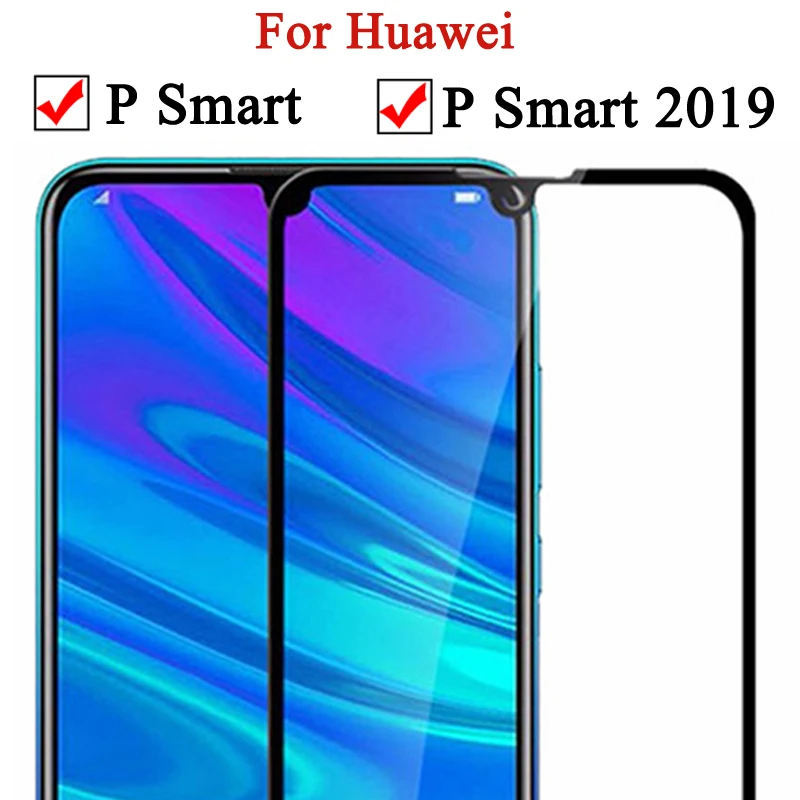 Бронированное Защитное стекло для Huawei P Smart 2019 Huway Psmart полноэкранная защита экрана