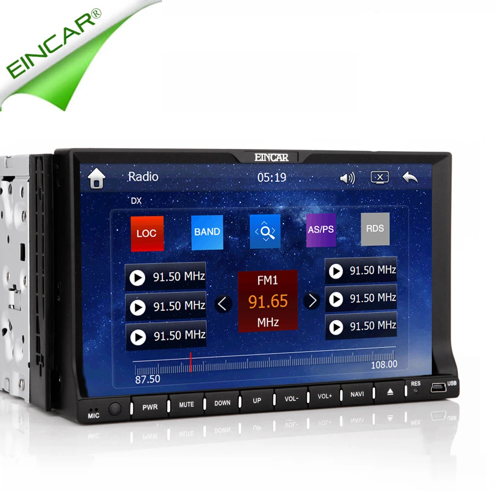 Cheap Radio Audio Stereo BT MP5 Auto Navigator USB Logo 3D win8 Sub RDS Car DVD Player MP3 8GB GPS Map Capacitive 2 Din 14