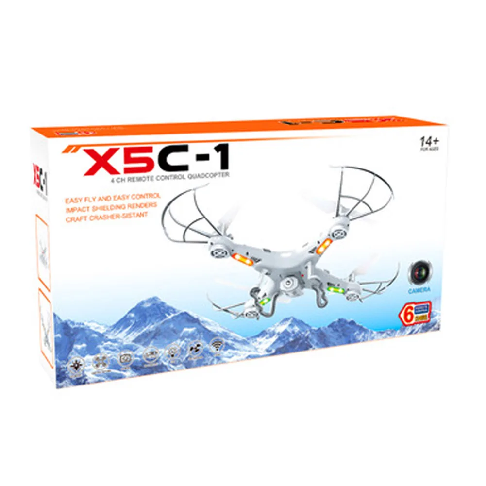 ==> [Free Shipping] Buy Best X5C (Upgrade Version) RC Drone 6-Axis Remote Control Helicopter Quadcopter With 2MP HD Camera Online with LOWEST Price | 32825613900