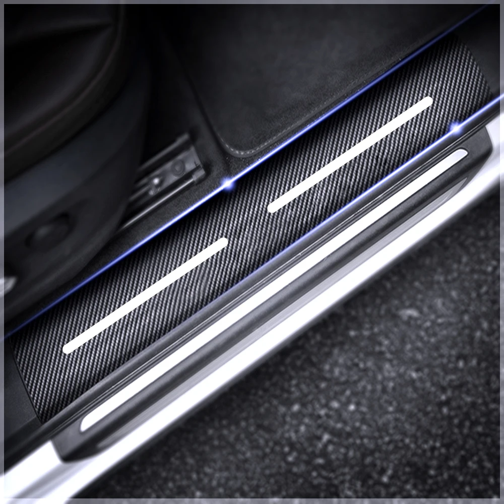 4D Наклейка из углеродного волокна для Hyundai Genesis Coupe от 2009 до 2015 дверные пороги