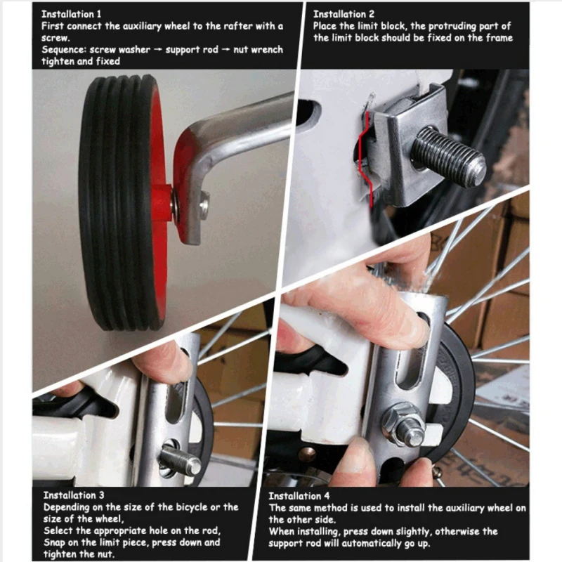 training wheel nut size