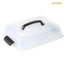 Крышка запечатывания CHEFMADE, улучшенная ручка и замки к оплате, прозрачное видение, одобрено FDA