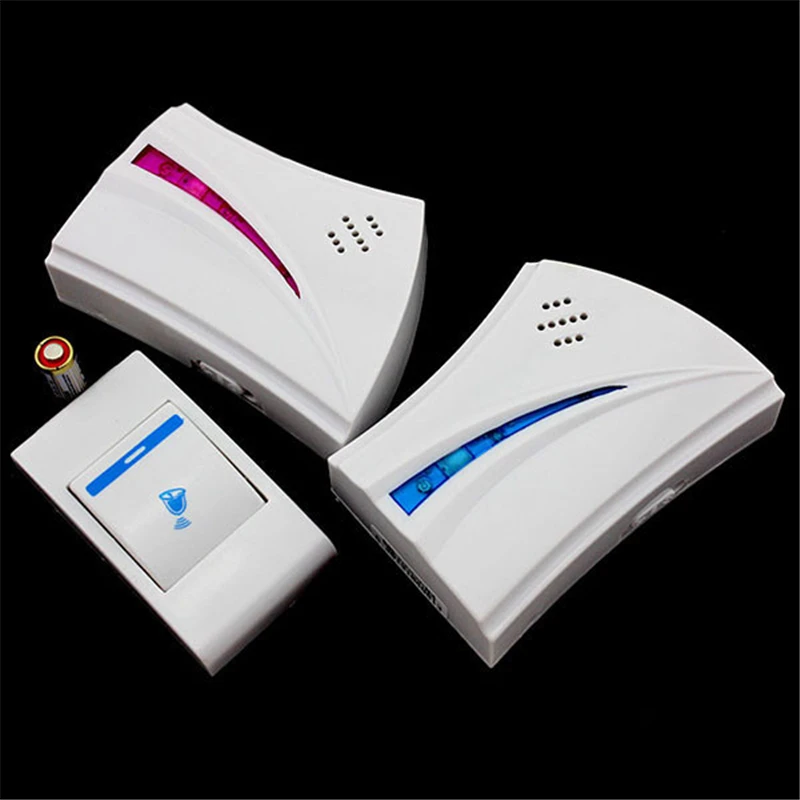 1 Transmitter to 2 Receivers Wireless Door bell 36 Tunes 150 Meter Bell