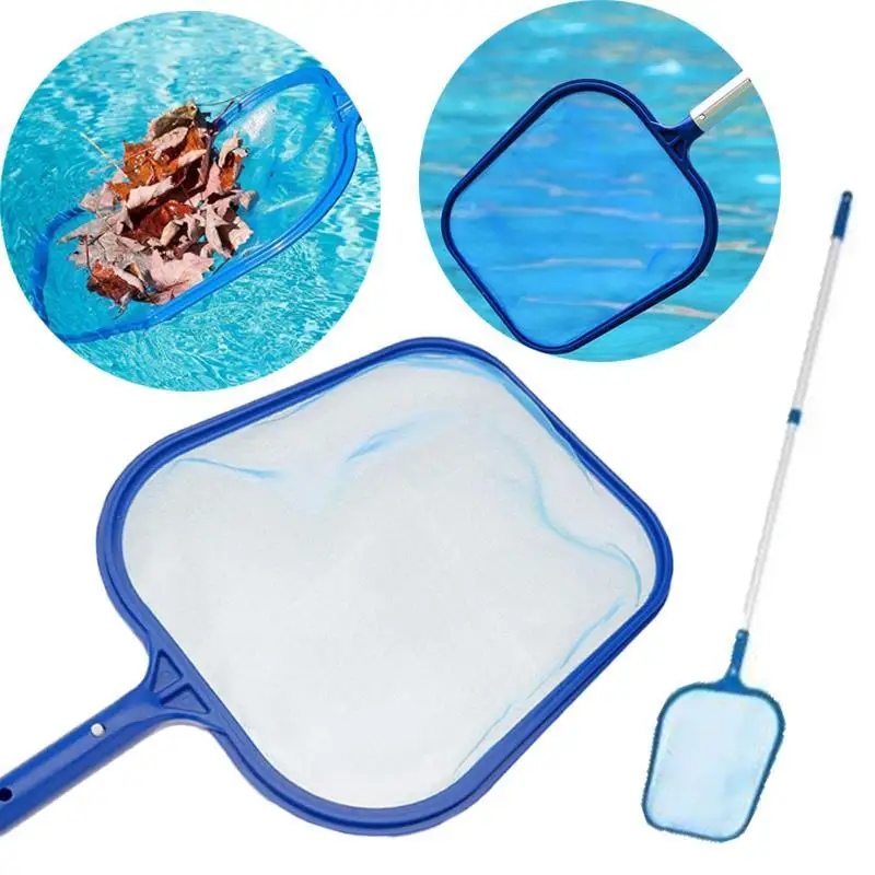 Professional Leaf Rake Mesh Frame Net Skimmer Cleaner Swimming Pool